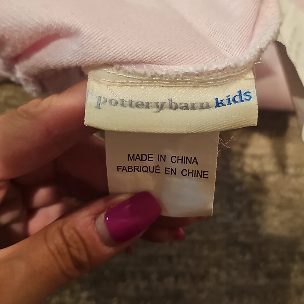 Light Pink Fitted Sheet For Crib 50